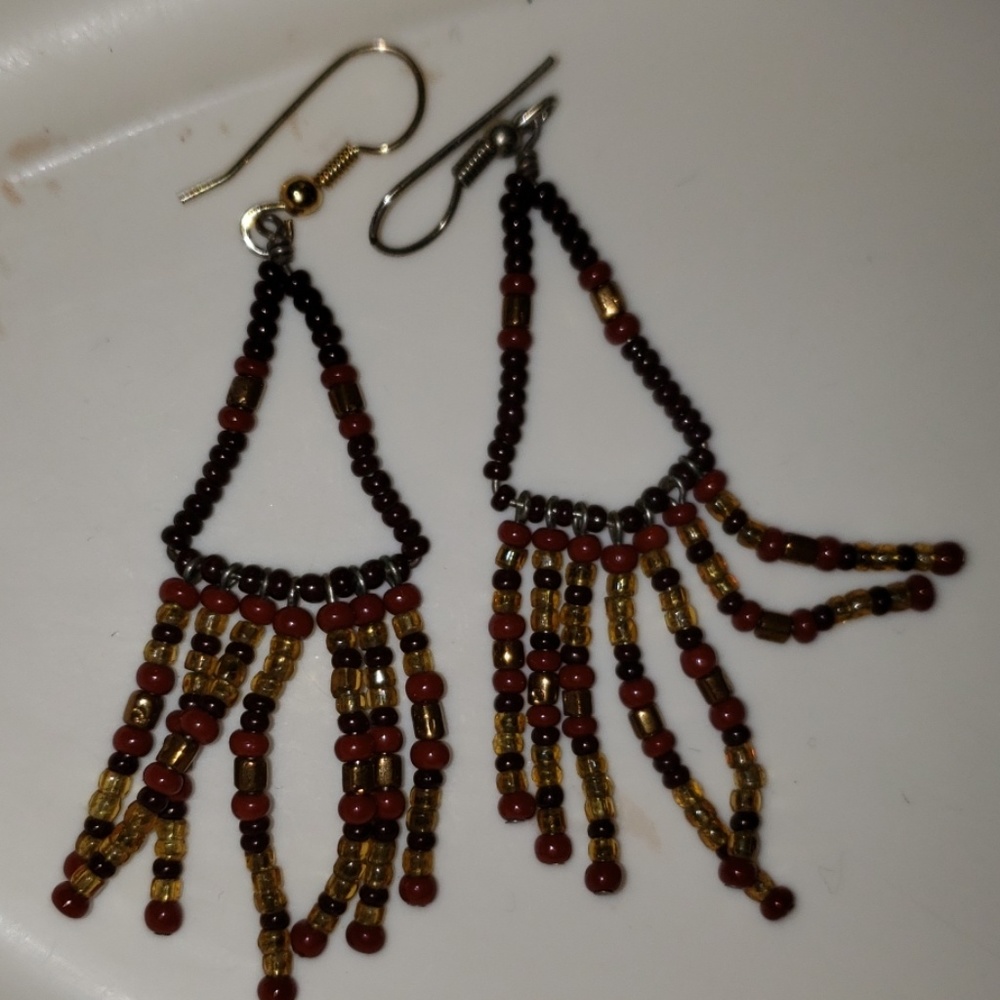 beaded earrings